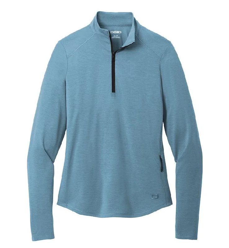 OGIO - Women's Motion 1/4-Zip Pullover Alpaca Blend Soft