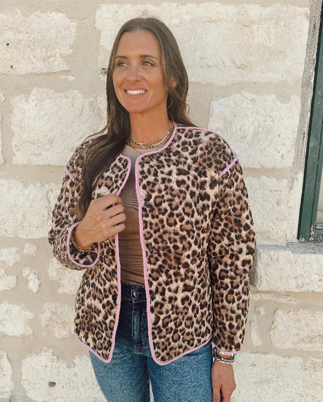 Cora Cheetah Jacket Striped Jacket Polka Dot Jacket Floral Jacket