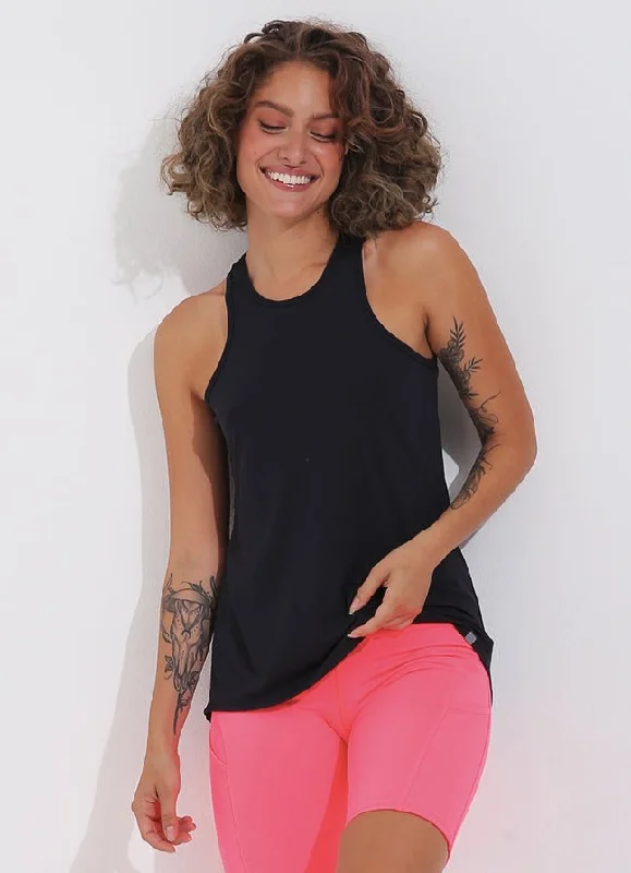 Urban Tank (Black) UPF 50+ casual tank top
