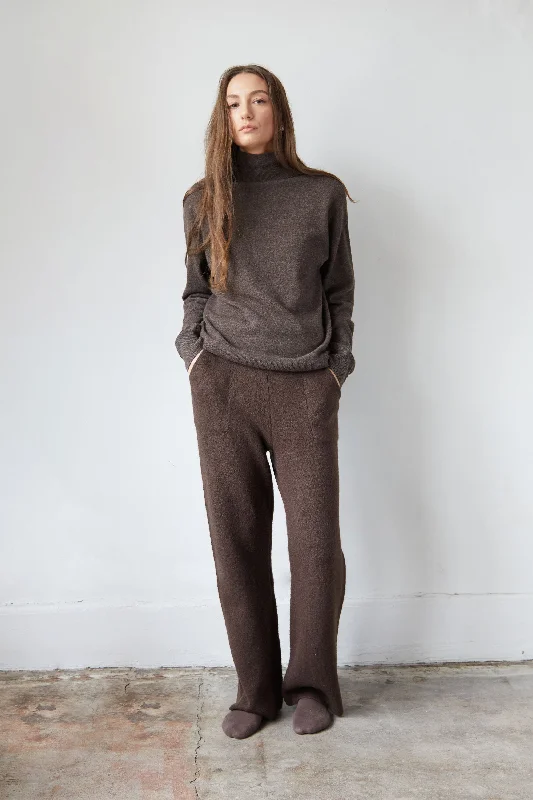 COZY SWEATER PANT Transparent Opaque Sheer