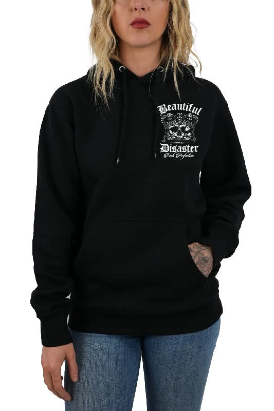 F*ck Perfection Pullover Hoodie Hoodie with Bell Sleeves Flared Feminine