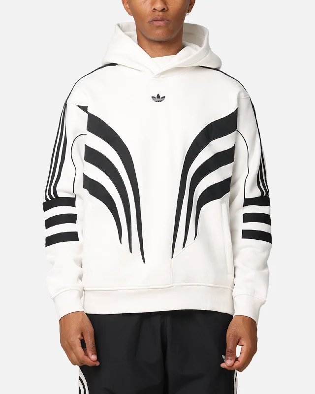 Adidas Q3 Atlanta Hoodie Cloud White Hoodie with Bell Sleeves Flared Feminine