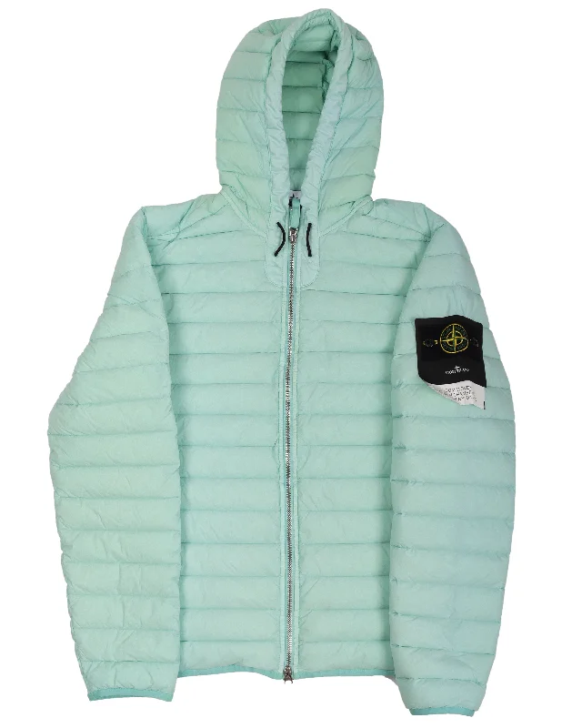 Real Down Jacket Satin Jacket Silk Jacket Chiffon Jacket
