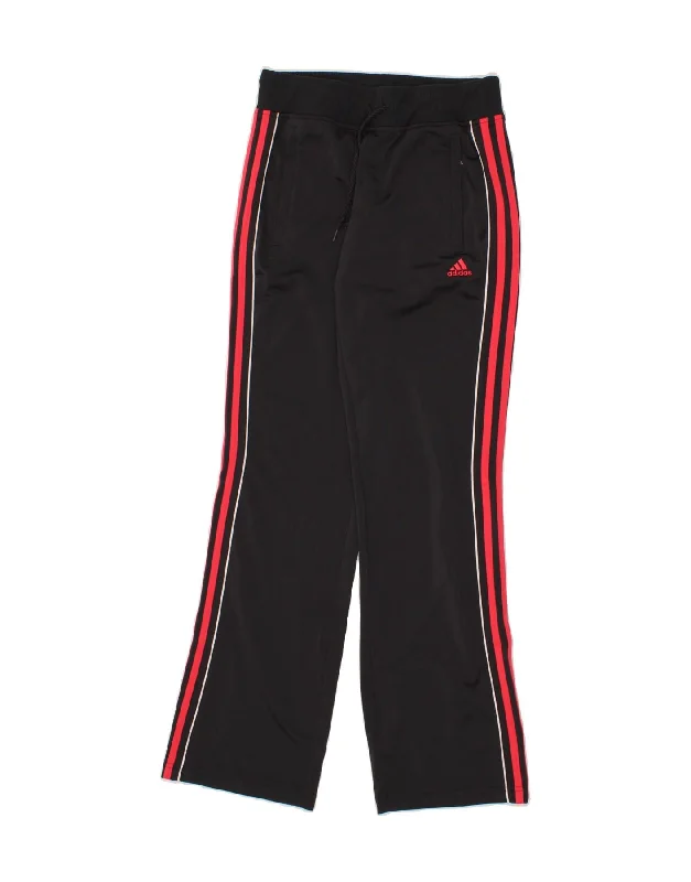 ADIDAS Womens Tracksuit Trousers UK 12 Medium Grey Polyester Trousers Harem Relaxed Fit