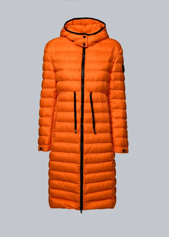 Sofia Long Jacket Snapped Jacket Toggled Jacket Drawstring Jacket