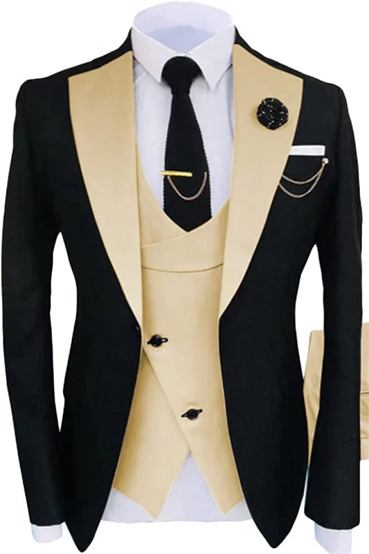 Champagne Shawl Lapel Three Pieces Prom Slim Fit Custom Made Tuxedo Soft Cotton Shawl Poncho Champagne Shawl Lapel Three Pieces Prom Slim Fit Custom Made Tuxedo Soft Cotton Shawl Poncho