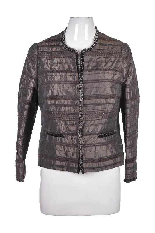 Sunny Choi Jacket Boat Neck Shawl Collar Notched Collar