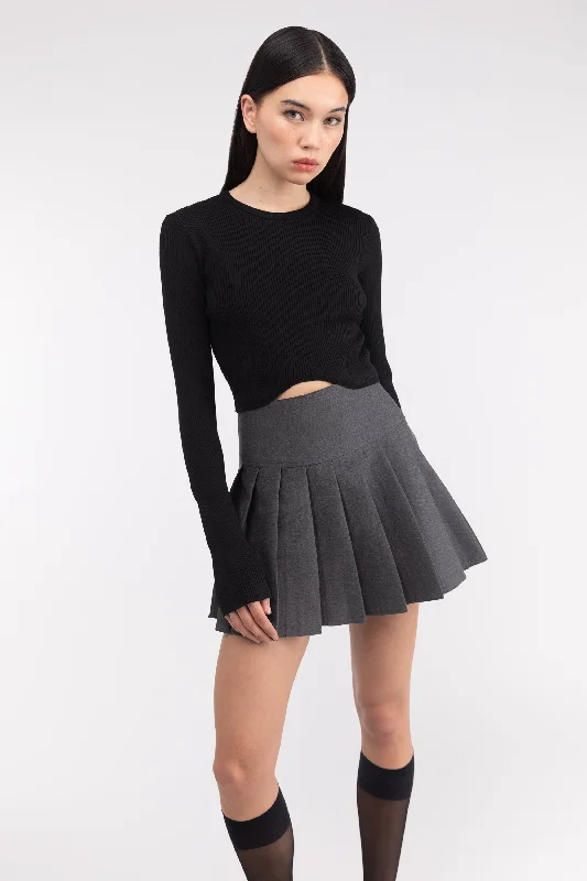 SUPER CROPPED SWEATER Anti-Pilling Anti-Shrink Durable