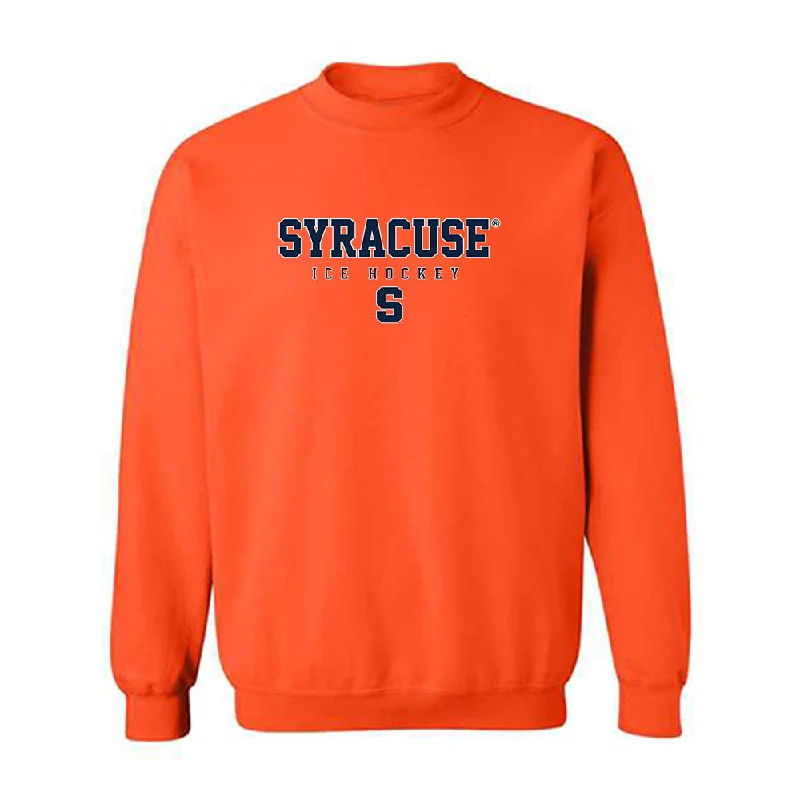 Syracuse - NCAA Women's Ice Hockey : Peyton Armstrong - Classic Shersey Crewneck Sweatshirt Hoodie with Crew Neck Simple Timeless