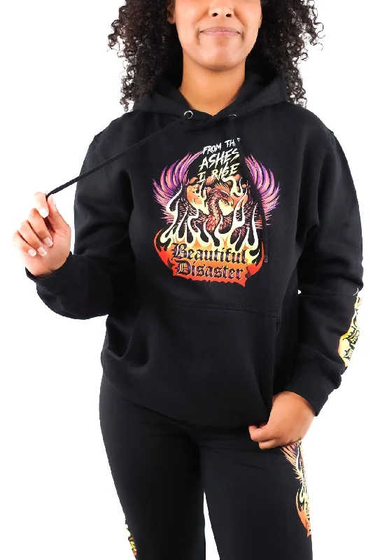 Phoenix 5 Pullover Hoodie Hoodie with Hem Ribbing Snug Secure