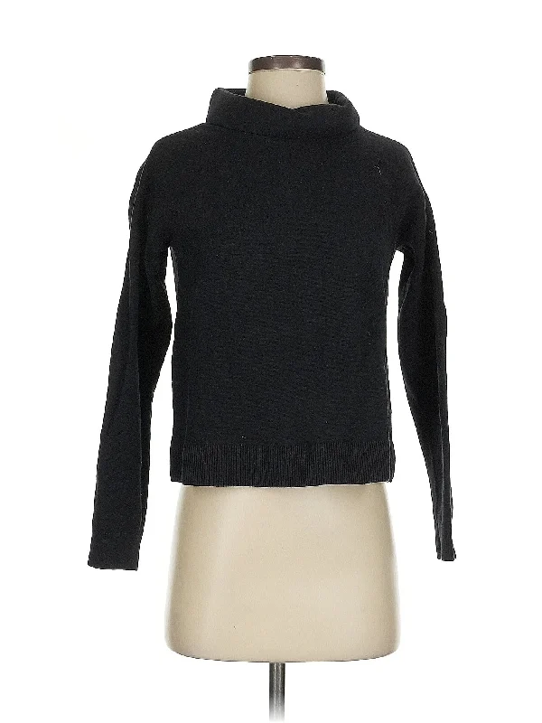 Turtleneck Sweater Zippered Front Buttoned Front Snap Front