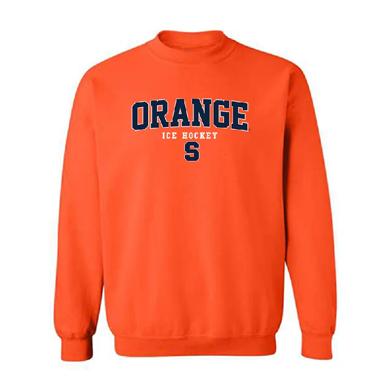 Syracuse - NCAA Women's Ice Hockey : Peyton Armstrong - Classic Shersey Crewneck Sweatshirt Hoodie with Mock Neck Collared Structured