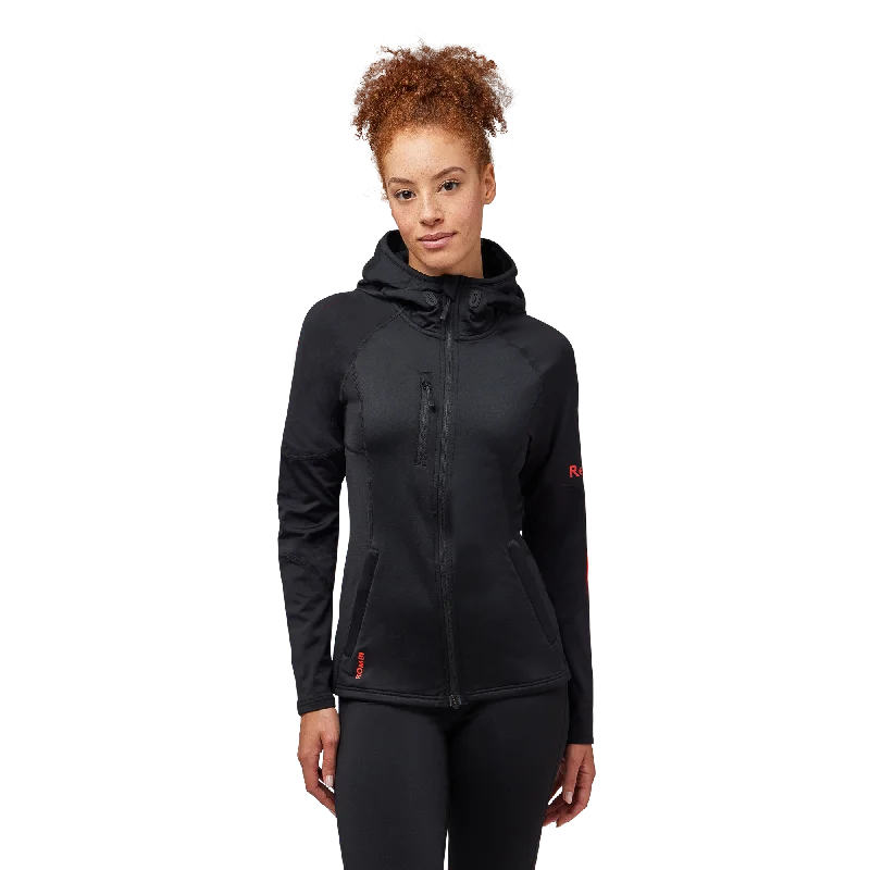 RedHEAT EXTREME Hoodie Zip Top Mid Layer - Women Hoodie with Hem Contrast Bold Stylish