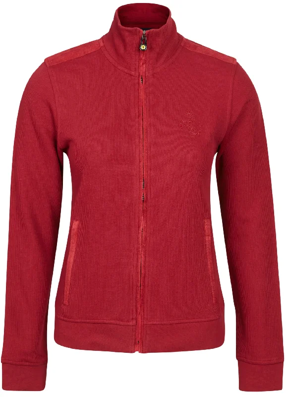 Sweatshirt Ladies Full Zip Selanic Sweater Ferrari Formula One 1 Maroon NEW! XS Hoodie with Hem Drawcord Adjustable Customizable