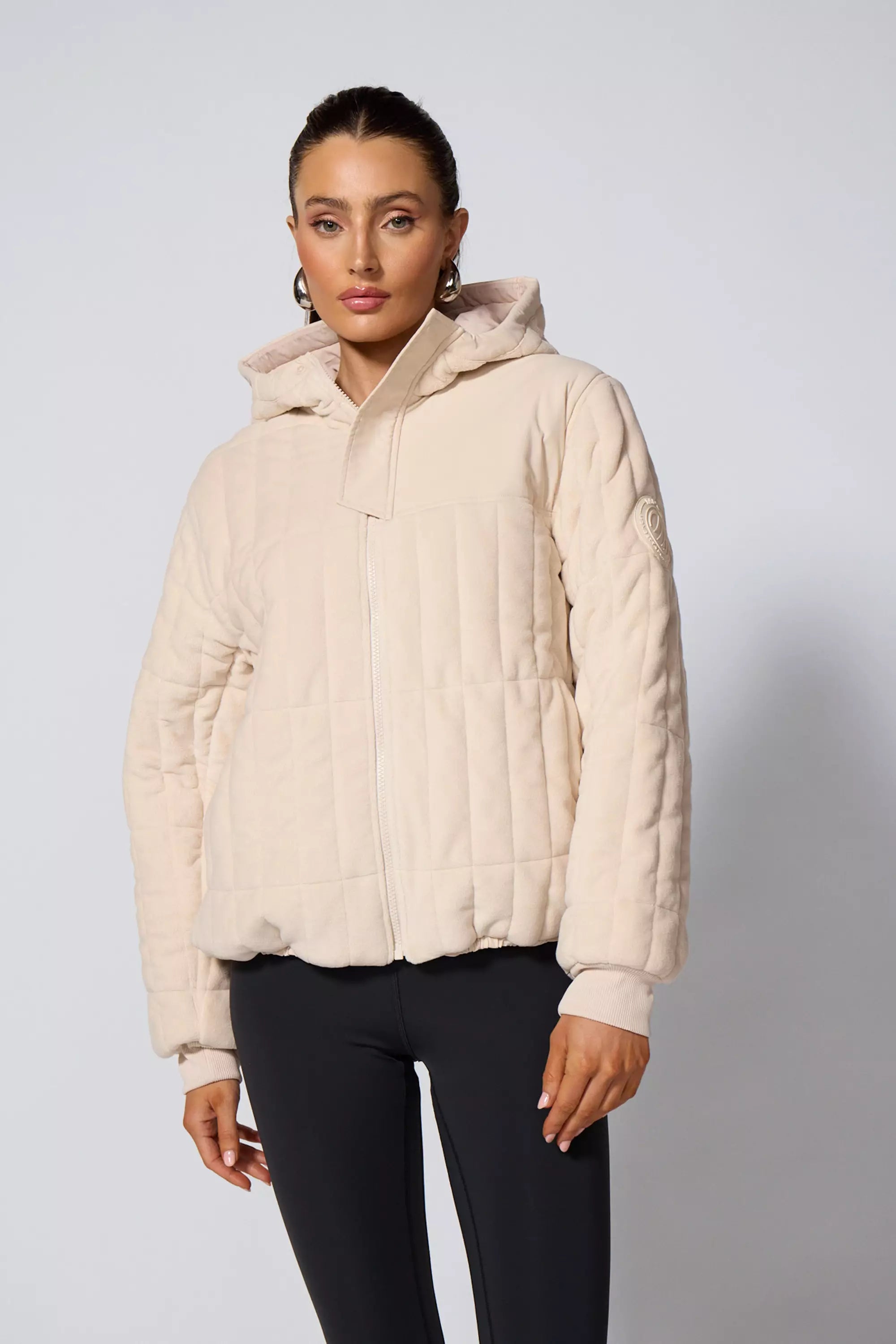 Placid Oversize Jacket - Stone Trench Coat Raincoat Waterproof Jacket