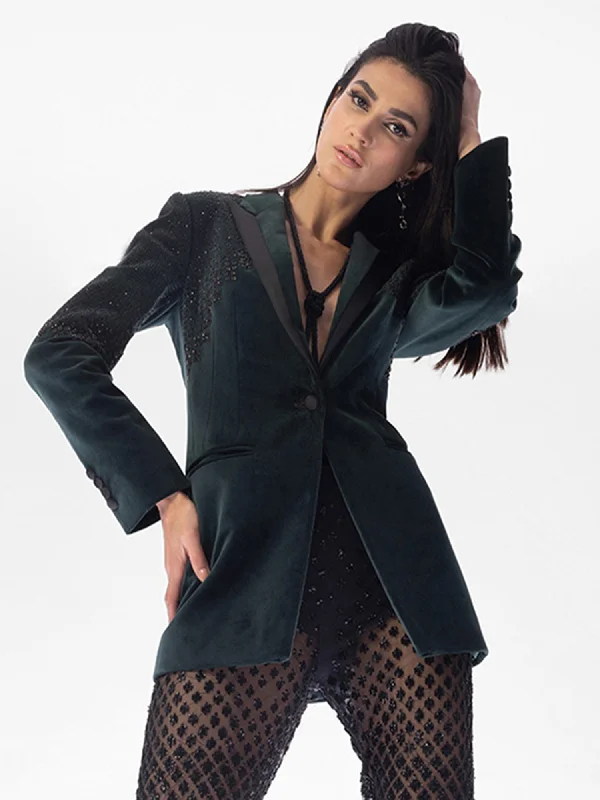 Onyx Emerald Jacket Denim Jacket Leather Jacket Suede Jacket