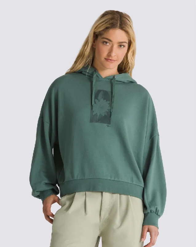 W PAMPAS LOOSE PO HOODIE - Coton ouaté pour femmes - VANS Hoodie with Neon Bright Vibrant
