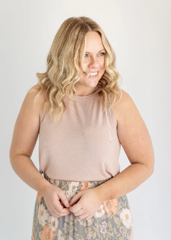 Sinclair Ribbed Layering Tank - FINAL SALE vintage tank top