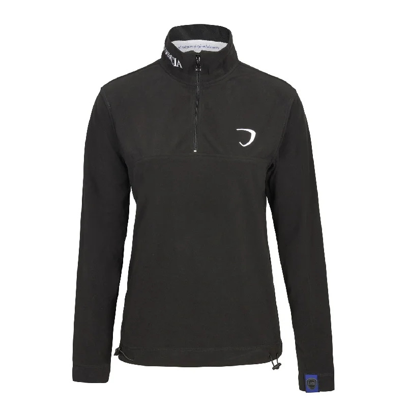 Sweatshirt Lancia Delta ladies Zip Fleece Rally NEW! Embroidered Black Hoodie with Hem Detail Decorative Unique