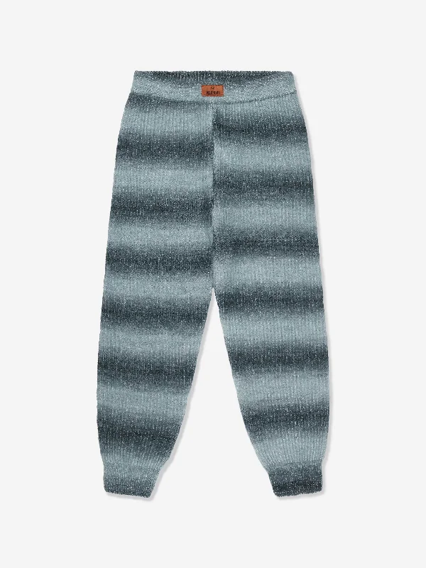 Missoni Kids Knitted Trousers in Grey Trousers Sale Discount