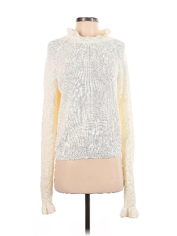 Turtleneck Sweater Handmade Hand-knitted Hand-woven