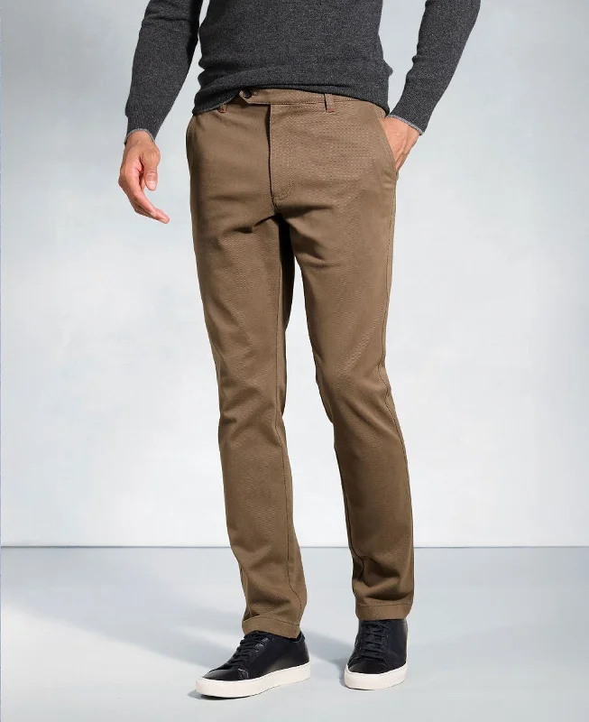 Seychelles Tailored Fit Trousers - Sand Trousers Modern Contemporary