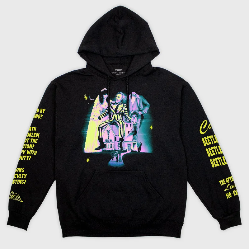 Beetlejuice - Ghost with the Most Black Hoodie Hoodie with Cuffed Sleeves Snug Secure
