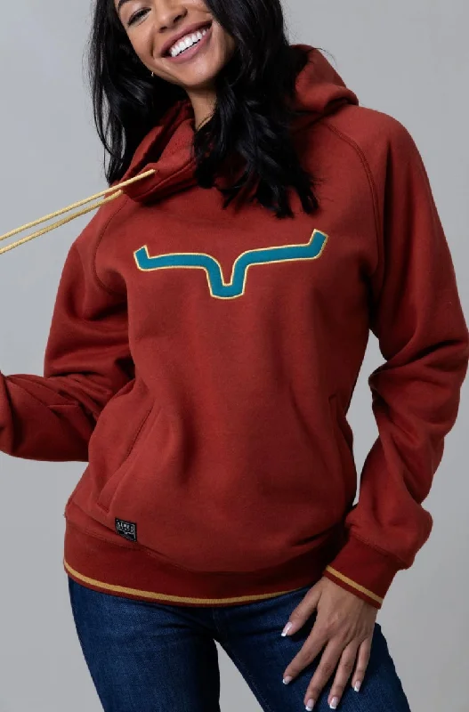 Kimes Ranch Two Scoops Hoodie Hoodie with Raw Hem Edgy Unfinished