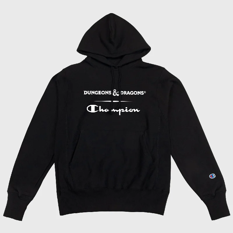 Dungeons & Dragons x Champion - Roll High or Die Trying Hoodie Hoodie with High Neck Warm Protective