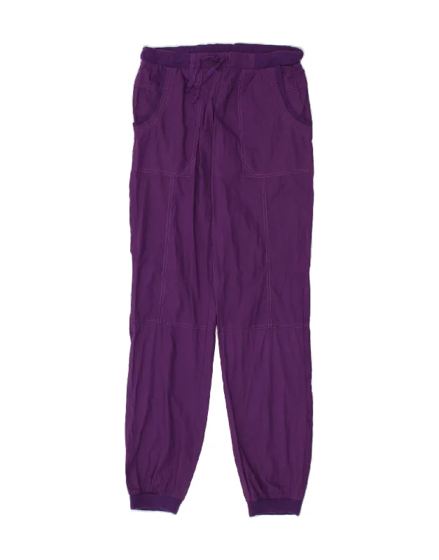 CHAMPION Womens Tracksuit Trousers Joggers UK 10 Small  Purple Cotton Trousers luxurious premium