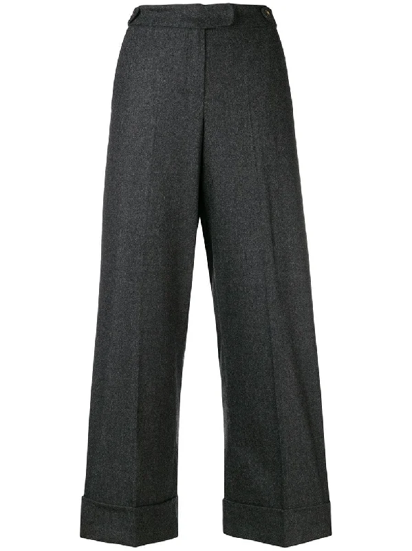 wide tailored trousers Trousers Polka Dot Cute