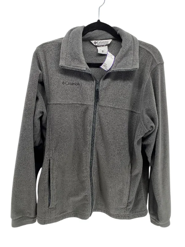 Columbia Women Size 18/20 Grey CD Athleisure Jacket Collared Jacket Crew Neck Jacket Turtle Neck Jacket