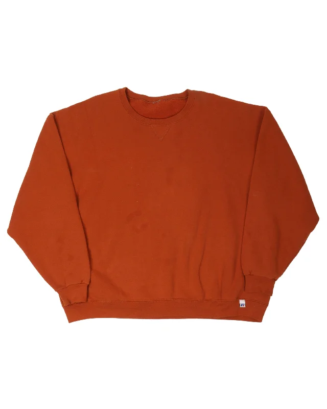 Russell Sweatshirt Hoodie with Button Classic Timeless