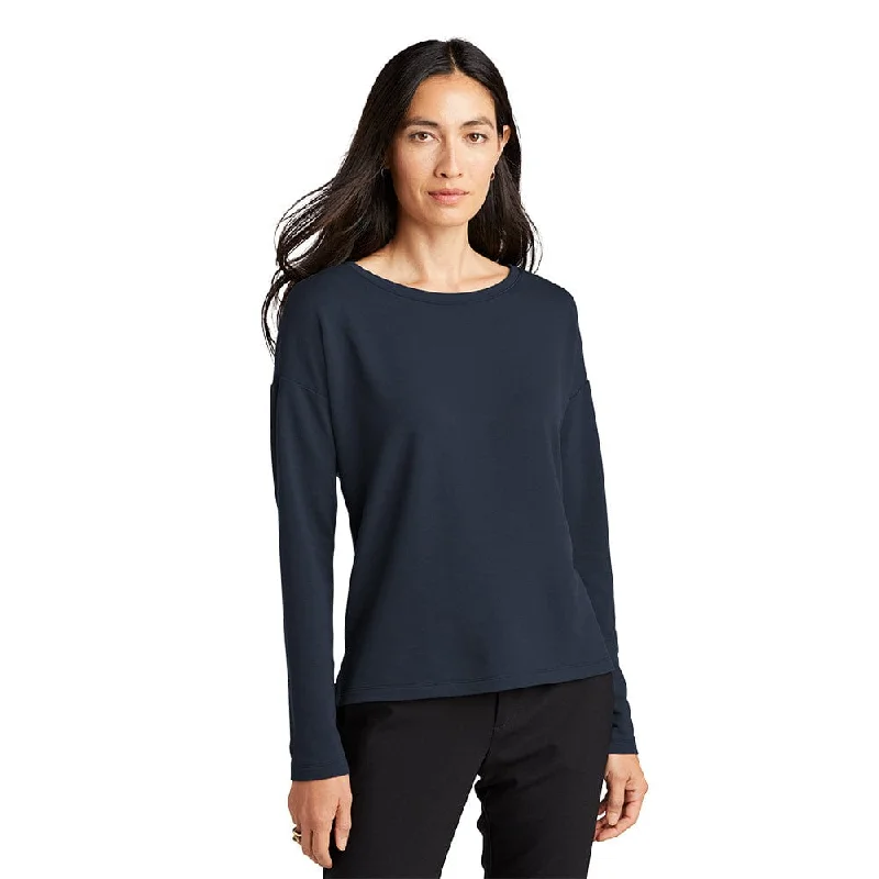Mercer+Mettle - Women's Stretch Drop Shoulder Pullover Notched Neck Pullover