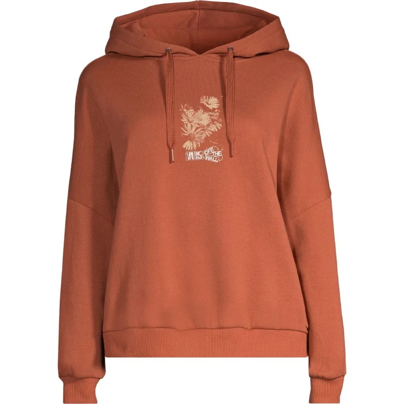 VANS - Coton ouaté pour femmes - W SHADOWS LOOSE PO HOODIE Hoodie with Metallic Shiny Futuristic