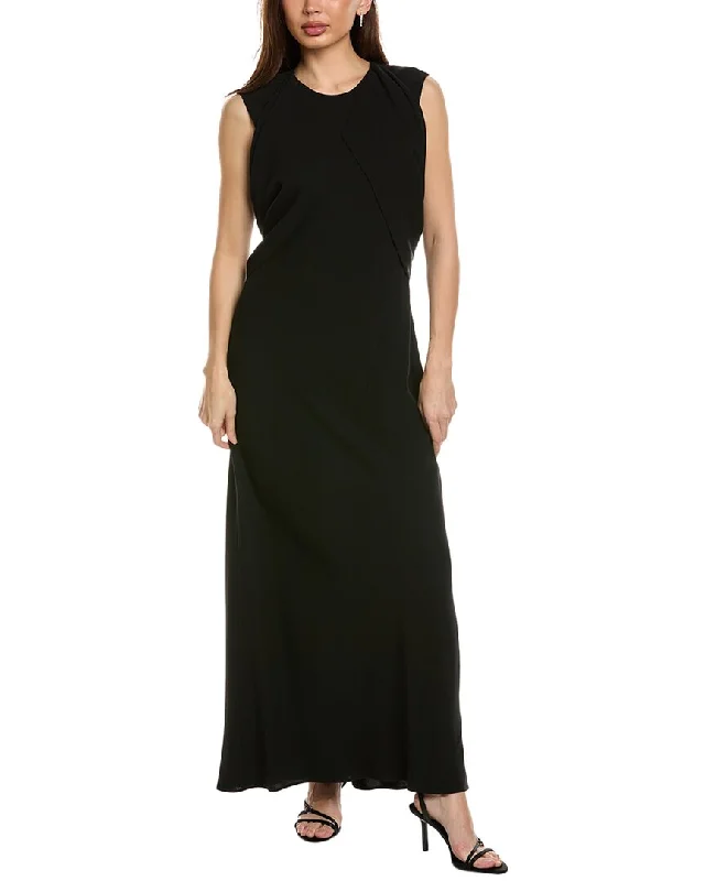 Lafayette 148 New York Shawl Sleeve Gown Casual Cotton Shawl
