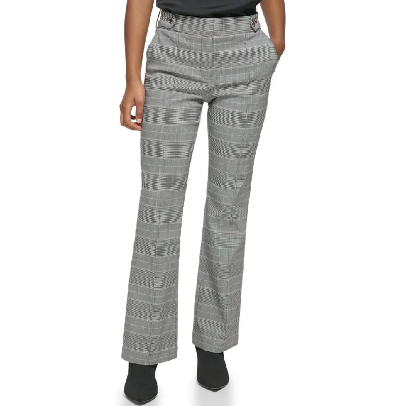 Calvin Klein Womens Plaid Trouser Pants Trousers Vintage Classic