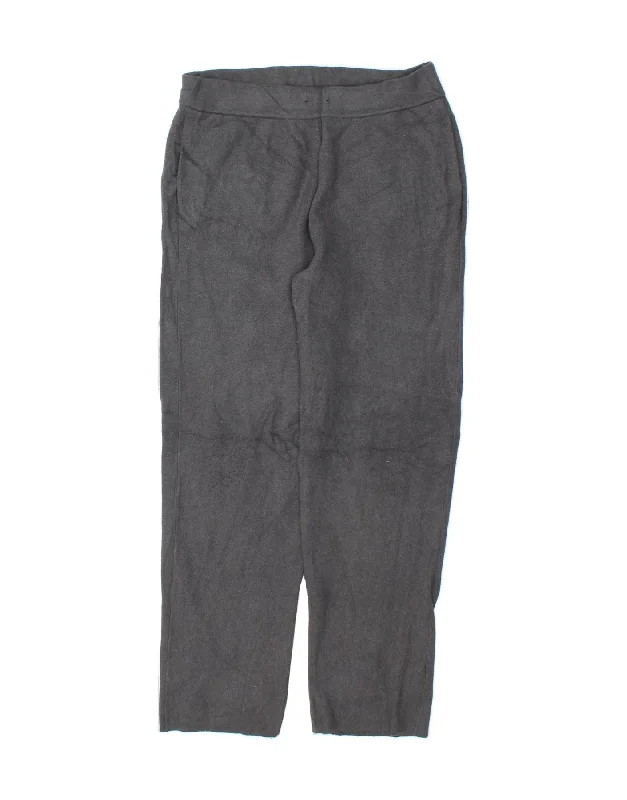 MASSIMO DUTTI Womens Tracksuit Trousers UK 12 Medium  Grey Trousers Winter Warm
