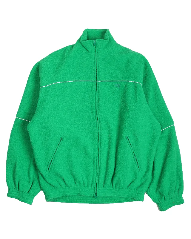 Double-Layer Brushed Fleece Tracksuit Jacket Elasticated Jacket Padded Jacket Insulated Jacket