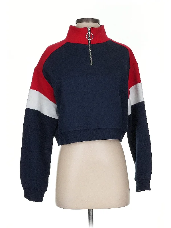 Pullover Sweater Ruffled Neck Pullover