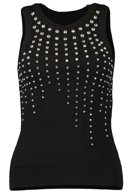 Cascading Crystal Tank Top neon tank top