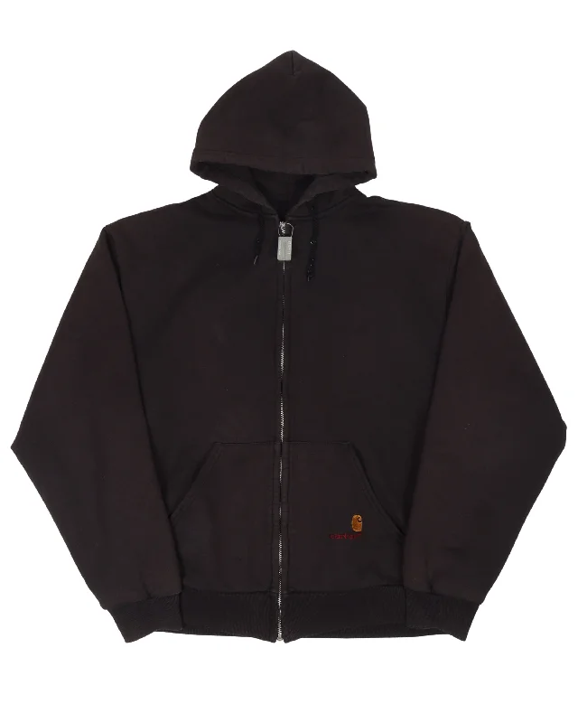 Carhartt Thermal Lined Zip Up Hoodie Hoodie with Slit Hem Functional Movement
