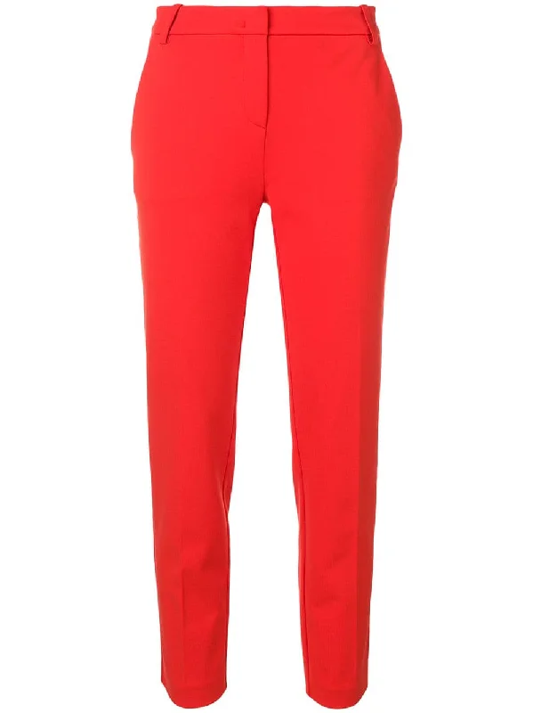slim fit cropped trousers Trousers Seasonal Trendy
