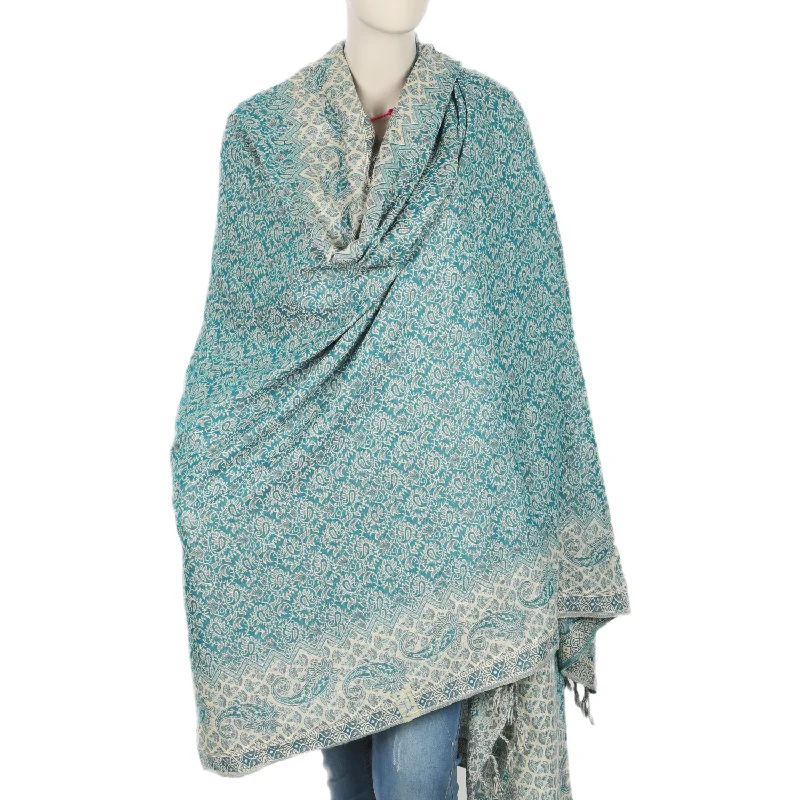 Women's Shawl - Green Trendy Oversized Shawl Cape