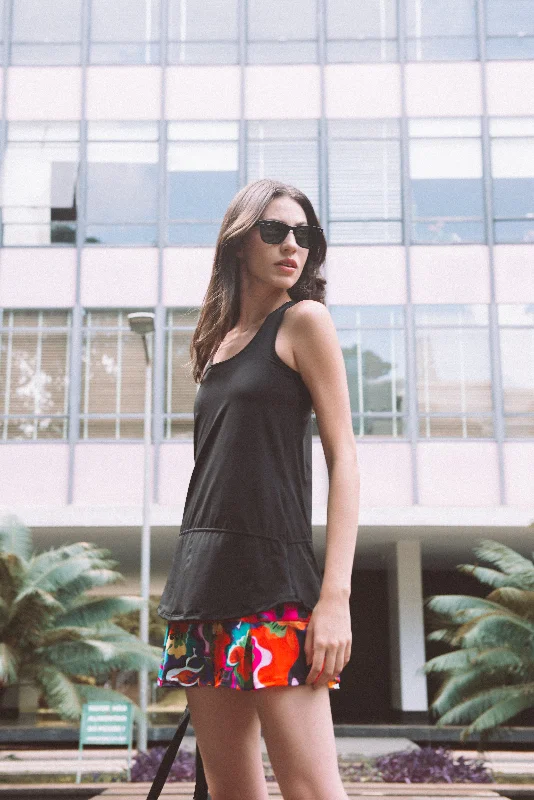 Day Glow Tank (Black) breathable tank top