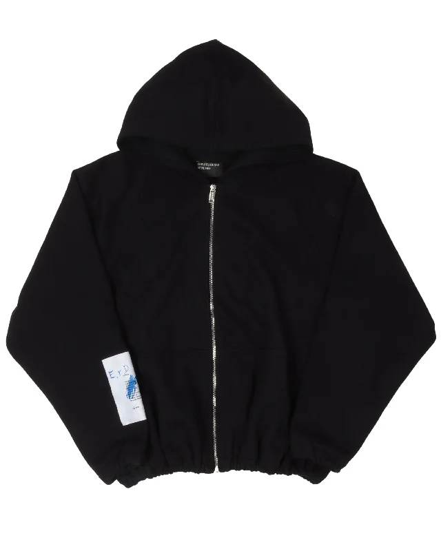 Zip-Up Hoodie Hoodie with Thumb Holes Functional Cozy