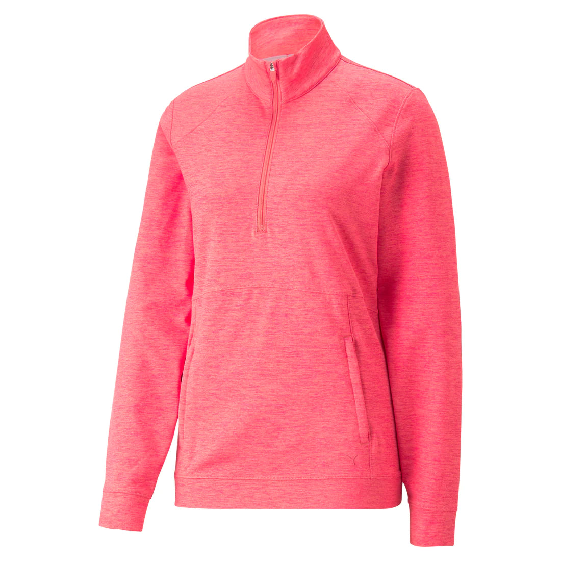 Puma Women's Cloudspun Rockaway 1/4 Zip Pullover- Loveable Short Sleeve Top