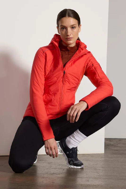 Polar Insulated Jacket - Scarlet Ibis Rayon Fabric Velvet Fabric Corduroy Fabric