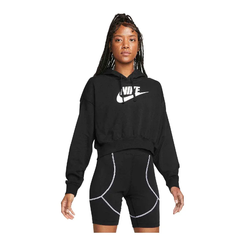Nike Sportswear Club Fleece Women's Oversized Crop Graphic Hoodie Hoodie Dress Longline Feminine