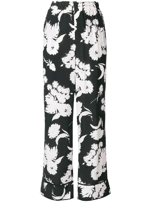 floral high-waist trousers Trousers Designer Luxury